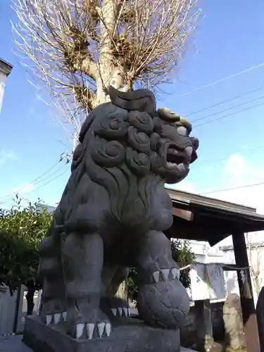 川上神社の狛犬