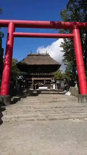 青井阿蘇神社の鳥居