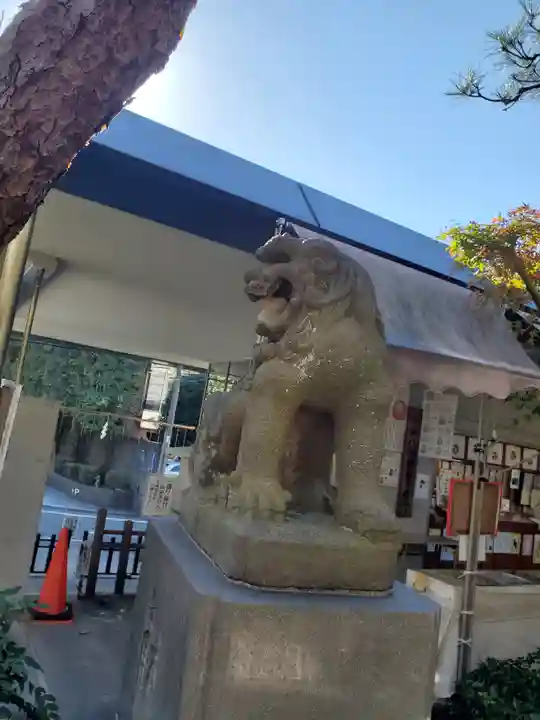 鳩森八幡神社の狛犬