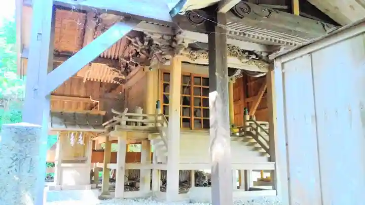 阿奈志神社の本殿・本堂