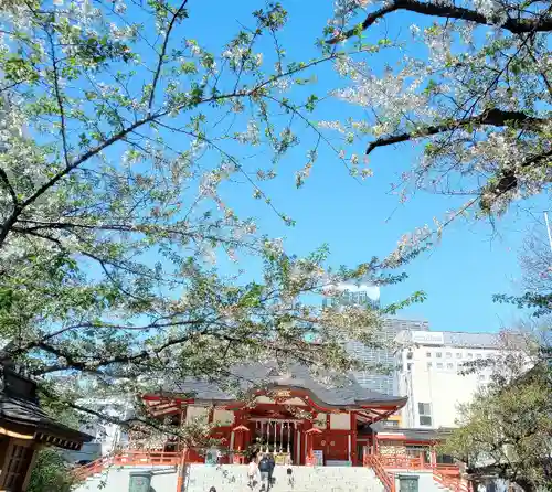 花園神社の自然