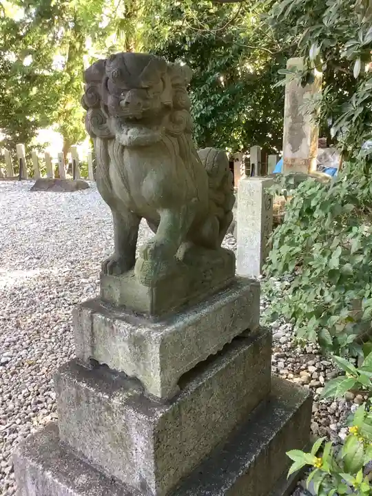 白山神社(新栄)の狛犬