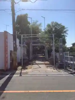 神明社(開明東沼)の鳥居