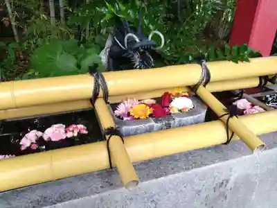 北岡神社の手水舎