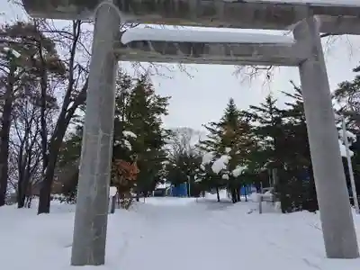 東神楽神社の鳥居