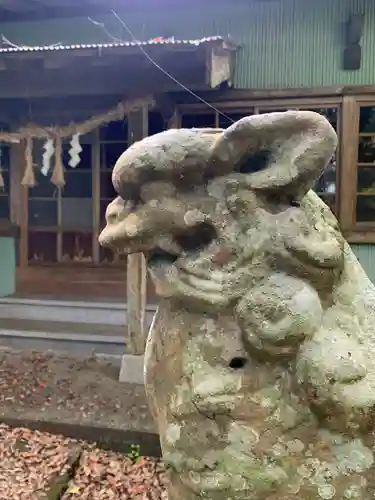 奥野神社の狛犬