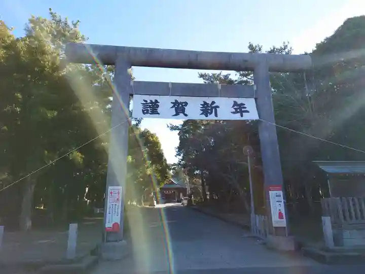 鶴谷八幡宮の鳥居