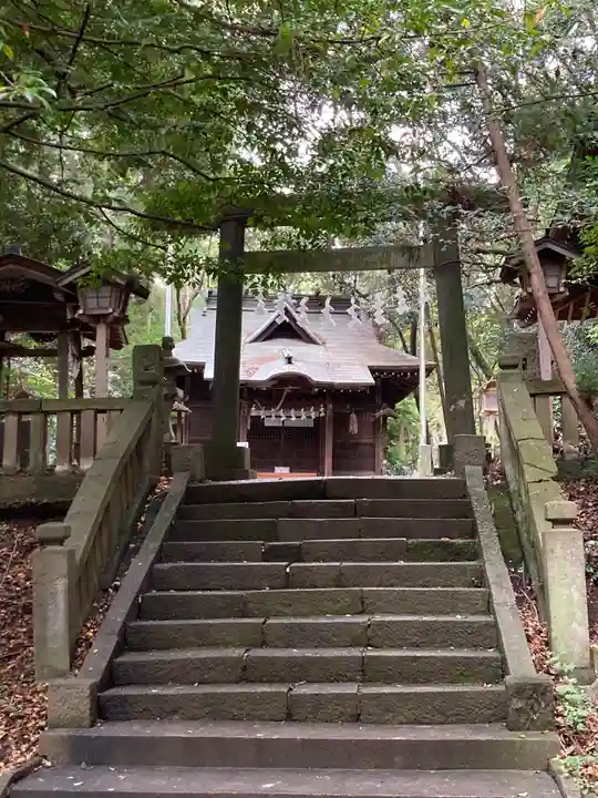 久米水天宮の鳥居