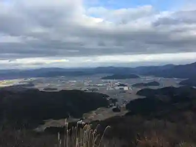 大虫神社（鬼ヶ嶽山頂）の景色
