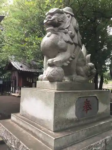 碑文谷八幡宮の狛犬