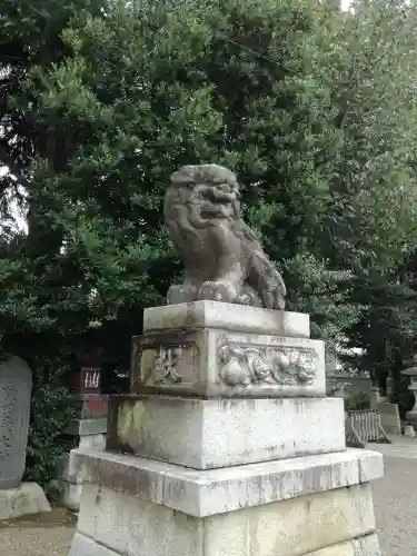 健田須賀神社の狛犬