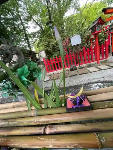 新田神社の手水舎