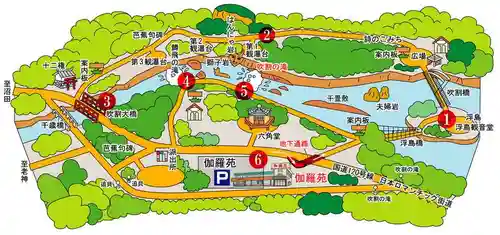 浮島観音堂の周辺