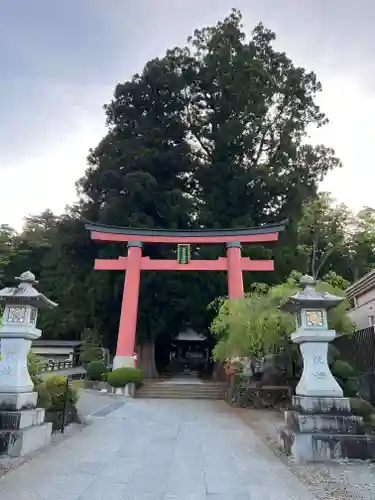 河口浅間神社の鳥居