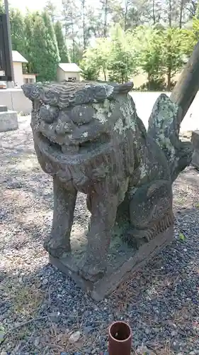 厚真神社の狛犬