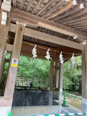 武蔵二宮 金鑚神社の手水舎