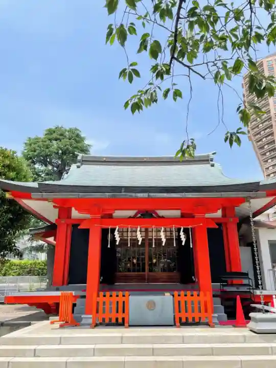 麻布氷川神社の本殿・本堂