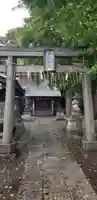 中川氷川神社の鳥居