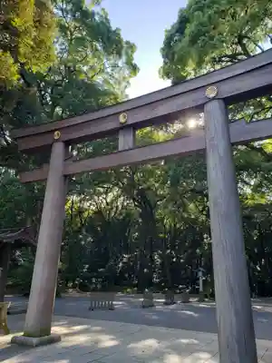明治神宮の鳥居