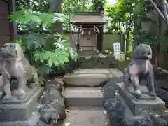 月見岡八幡神社の狛犬