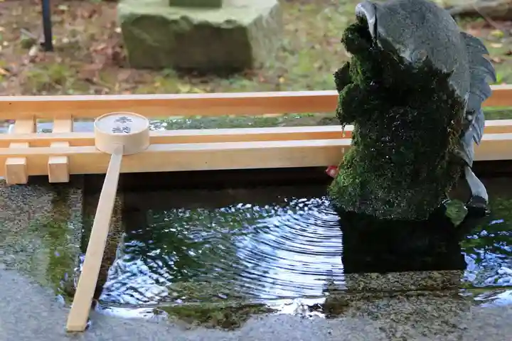 神炊館神社 ⁂奥州須賀川総鎮守⁂の手水舎