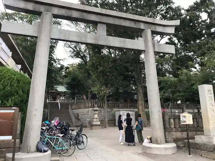 北澤八幡神社の鳥居
