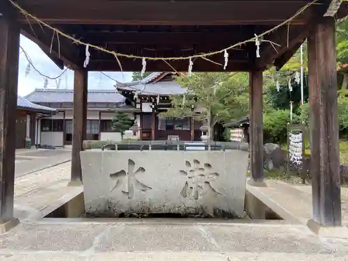 八幡神社（妻木）の手水