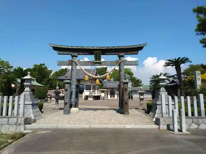 大島八幡社の鳥居