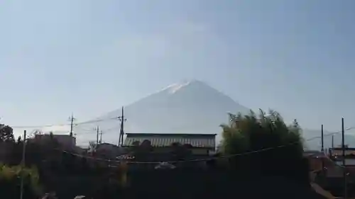 冨士御室浅間神社の景色