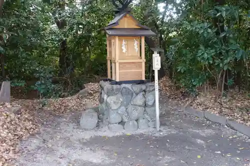 鏡作坐天照御魂神社の末社・摂社