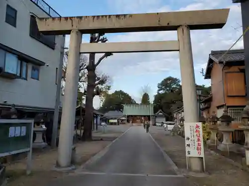 能見神明宮（元能見）の鳥居