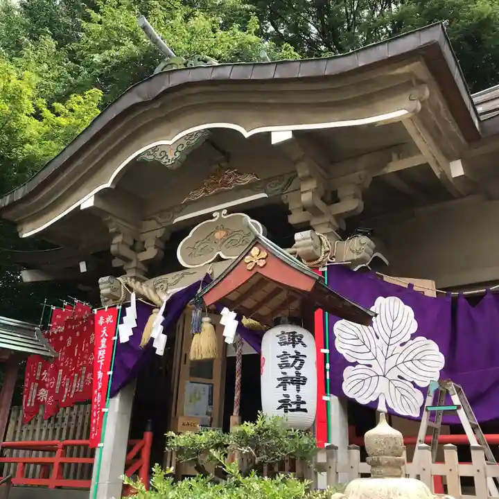 石川町諏訪神社の本殿・本堂