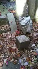 釜坂八幡神社の狛犬