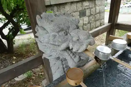 長尾菅原神社の手水