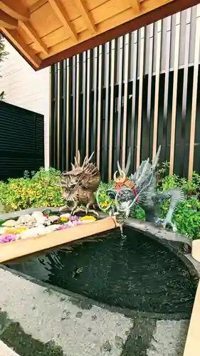 駒込妙義神社の手水