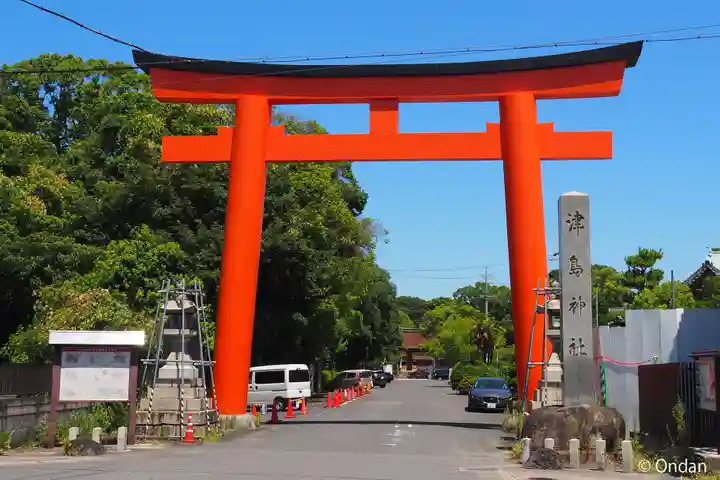 津島神社の鳥居