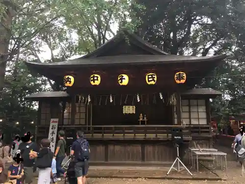 世田谷八幡宮の神楽