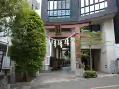 筑土八幡神社の鳥居