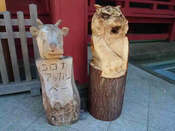 富士山東口本宮 冨士浅間神社の狛犬