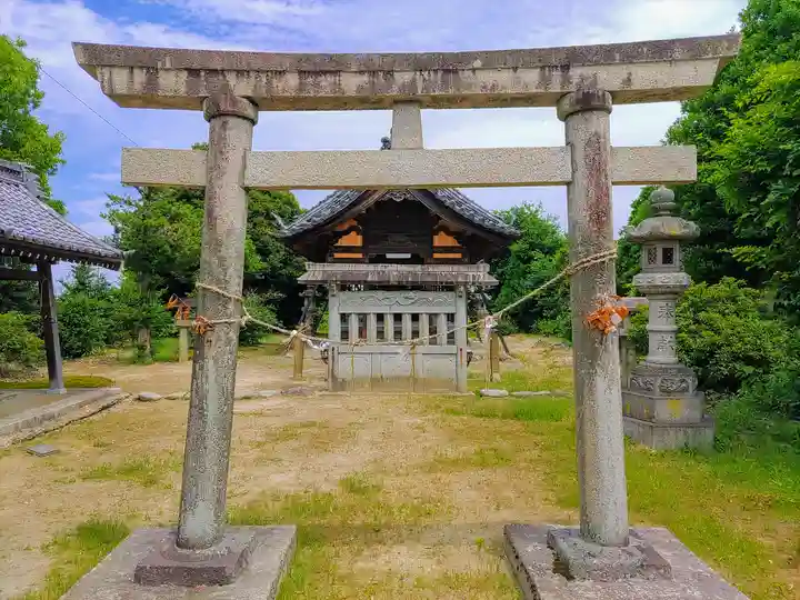 八幡社(堀之内)の鳥居