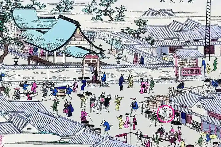 ほうろく地蔵の周辺