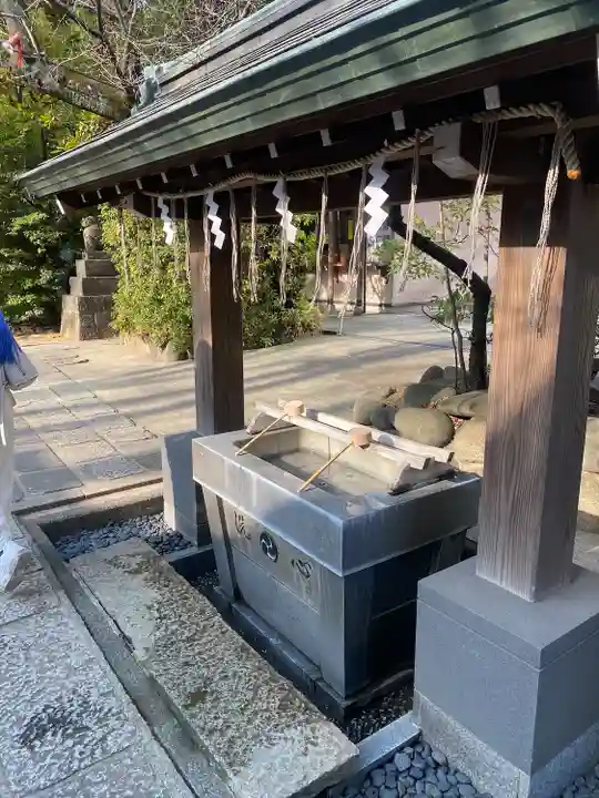 御田八幡神社の手水舎