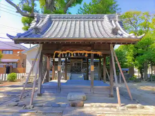 八幡社（阿原）の本殿・本堂