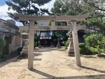 東鳴尾皇太神社の鳥居