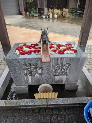 川越八幡宮の手水舎