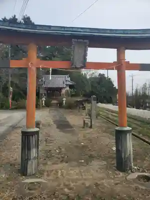 西城神社の鳥居