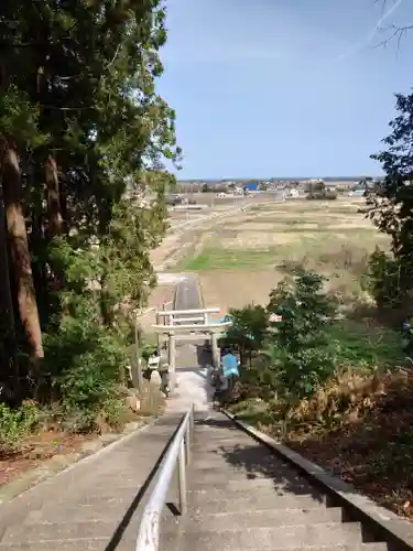 白山神社の景色