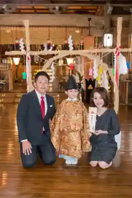 釧路一之宮 厳島神社の七五三参