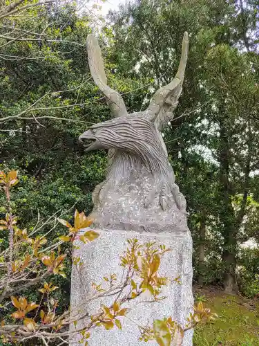 赤城神社（赤目城址）の狛犬