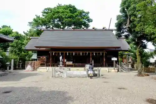 安久美神戸神明社の本殿・本堂